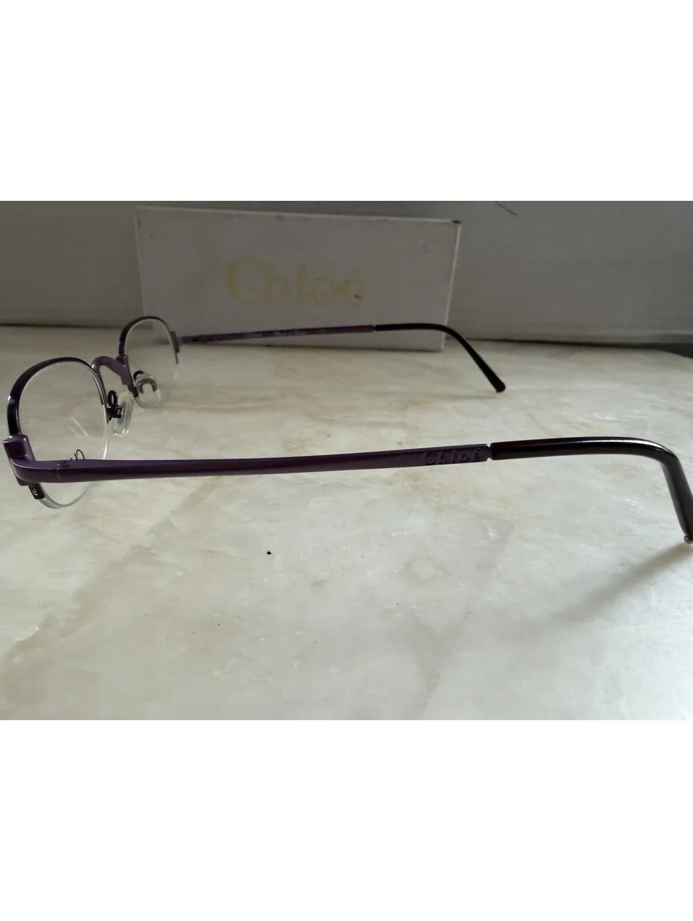 NEW Chloe CL 1131 C04 Purple Eyeglass Frames France 53mm w/ COA & Box NOS
